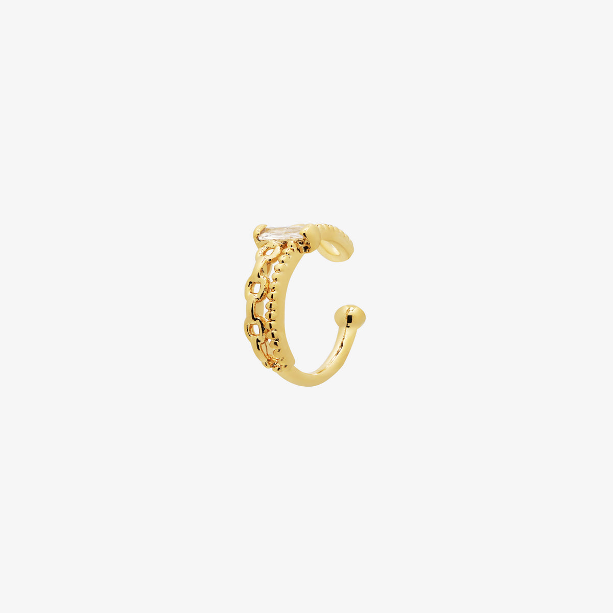 Chandelier Chain Effect Cuff-0