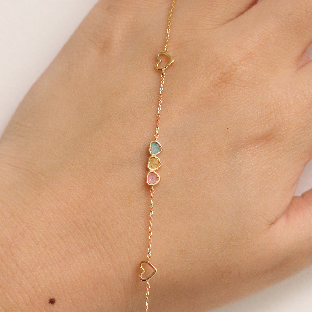 Triple heart bracelet-1