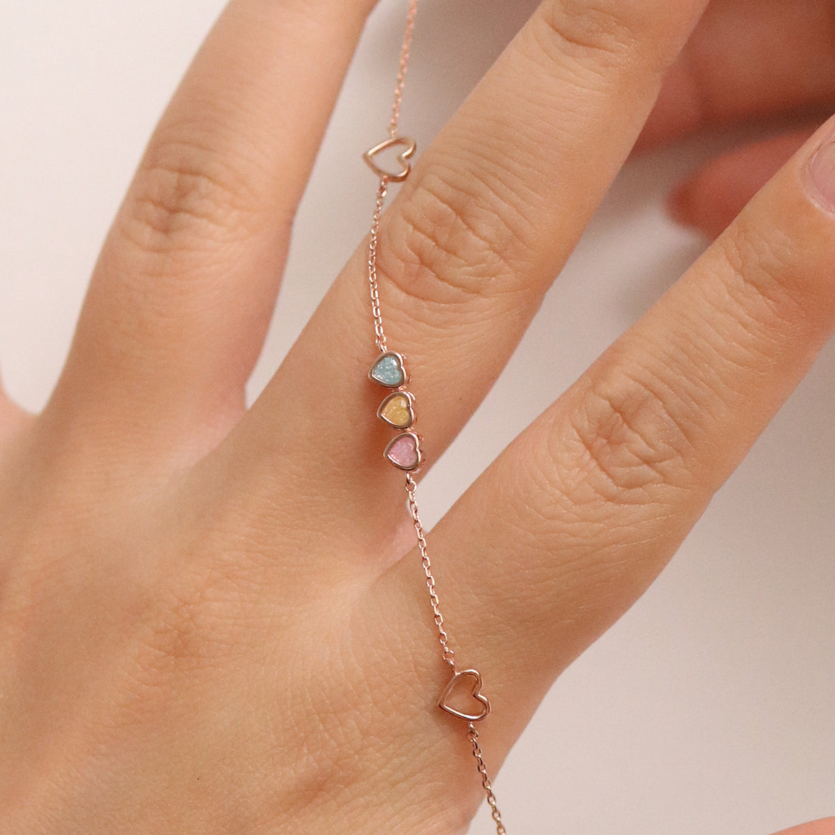 Triple heart bracelet-2